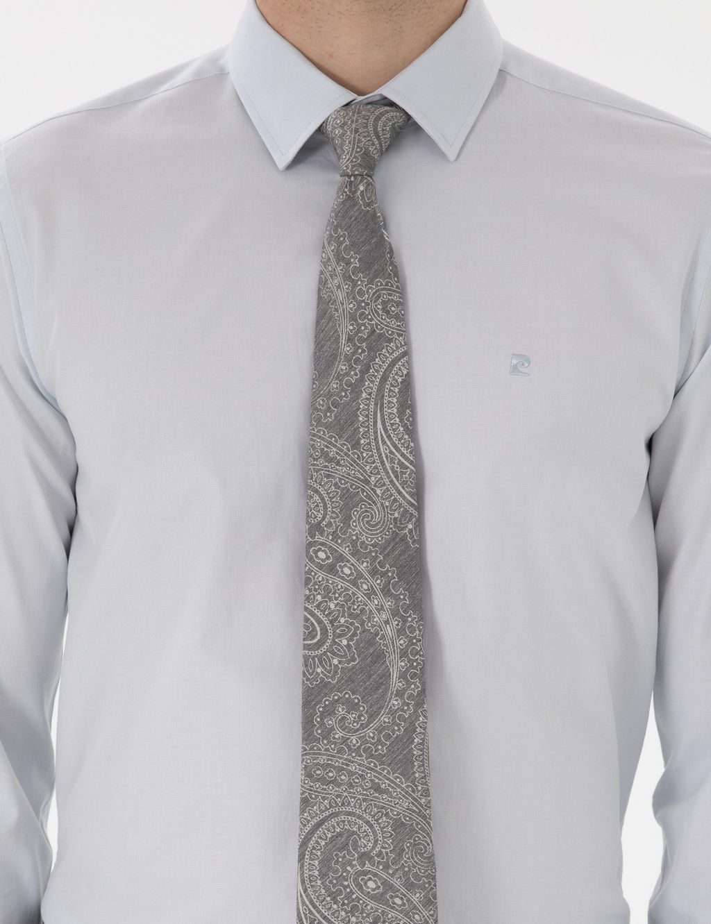 A__k Mavi Slim Fit Uzun Kollu Basic G_mlek - Pierre cardin фото 6