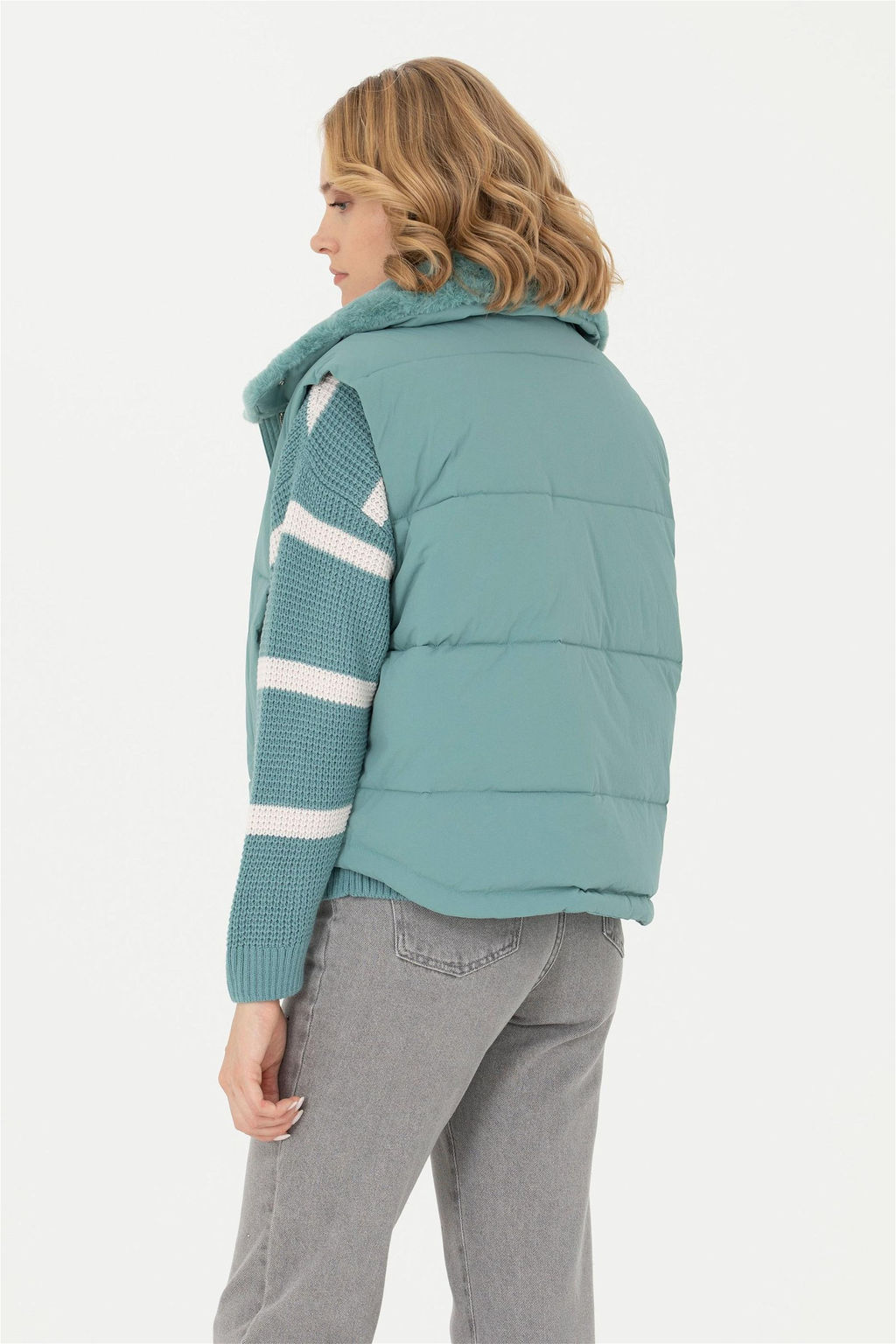 Женский мятный жилет Неожиданная скидка в корзине - U.s. polo assn фото 5