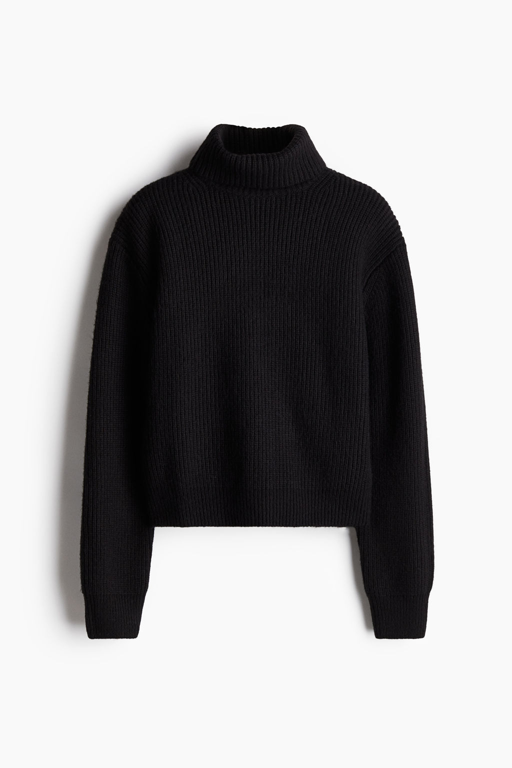 Rib-knit polo-neck jumper - H&m фото 7