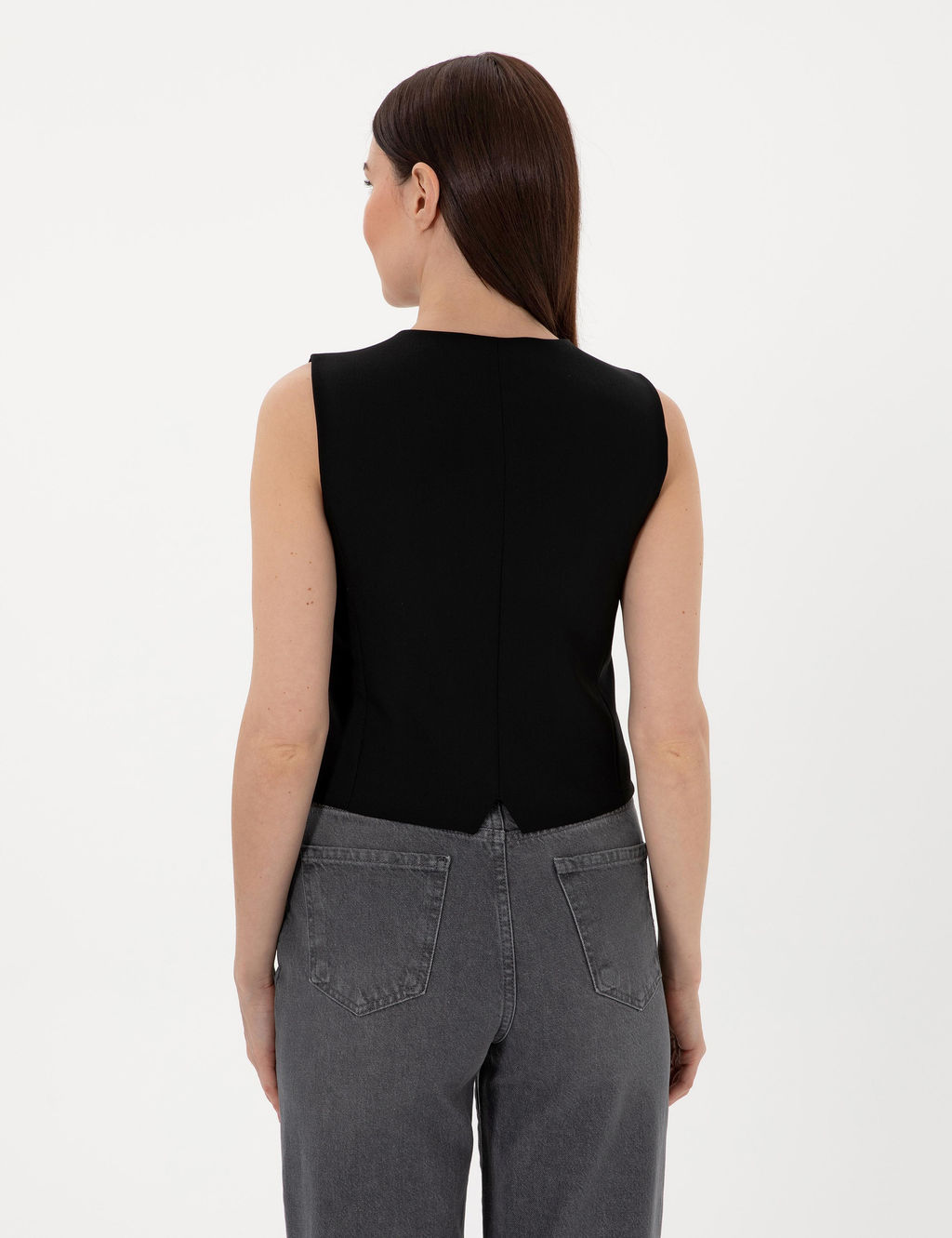 Siyah Slim Fit Yelek - Pierre cardin фото 5