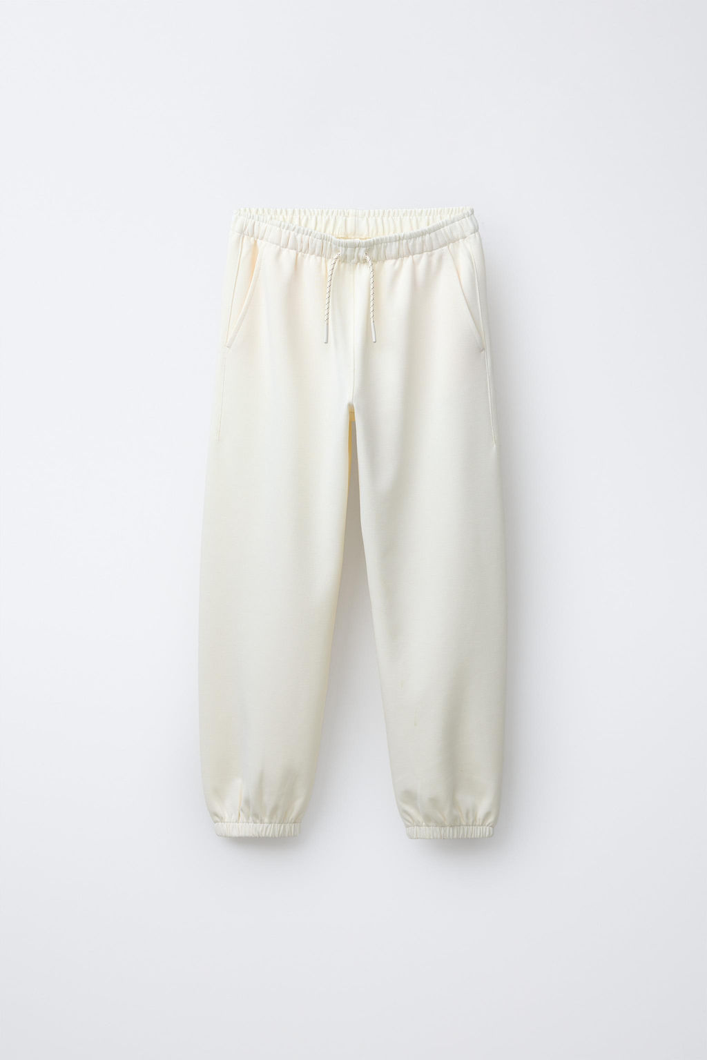 PANTAL?N JOGGER FLUIDO / Crudo