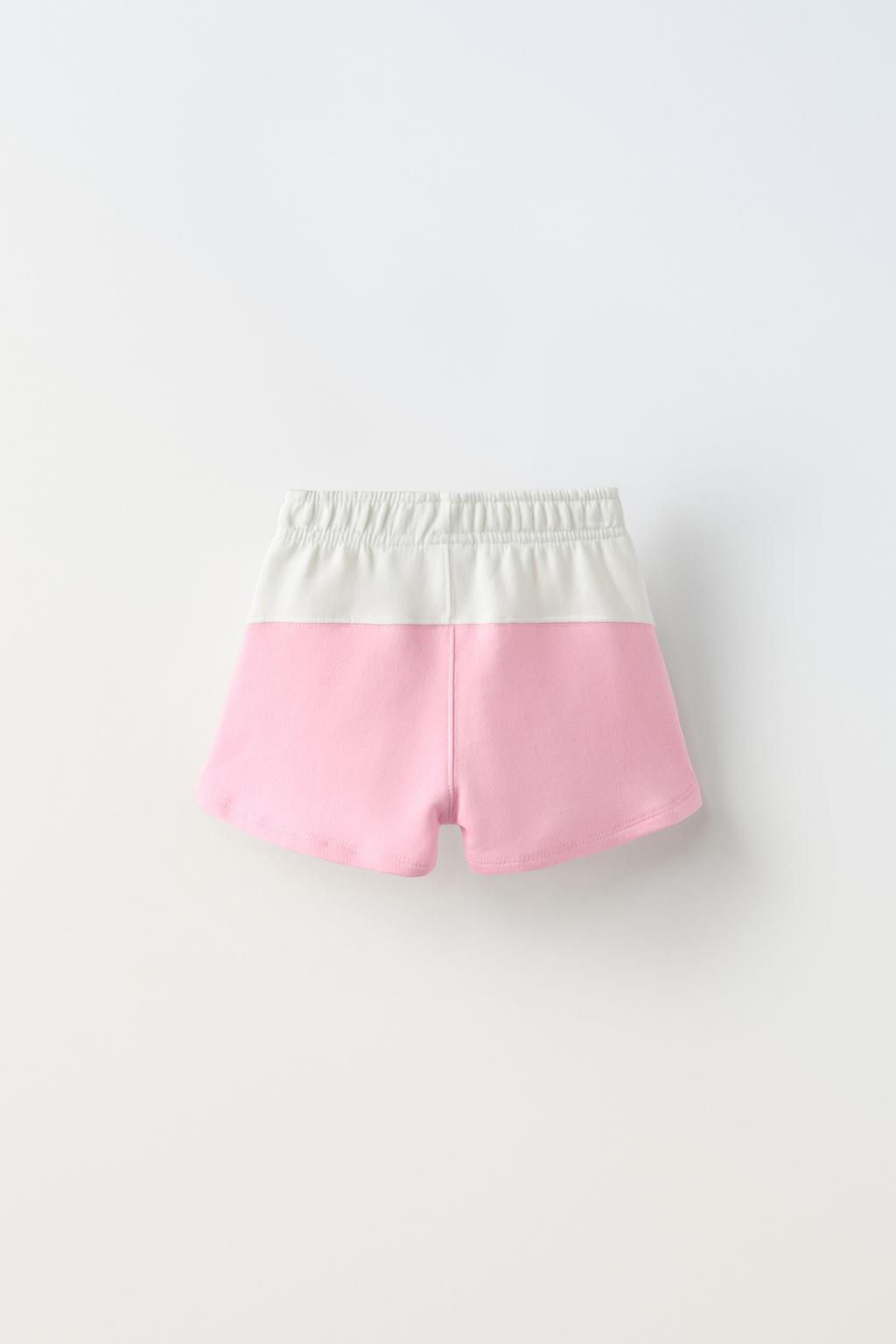 COLOUR BLOCK BERMUDA SHORTS WITH SLOGAN - Zara фото 9