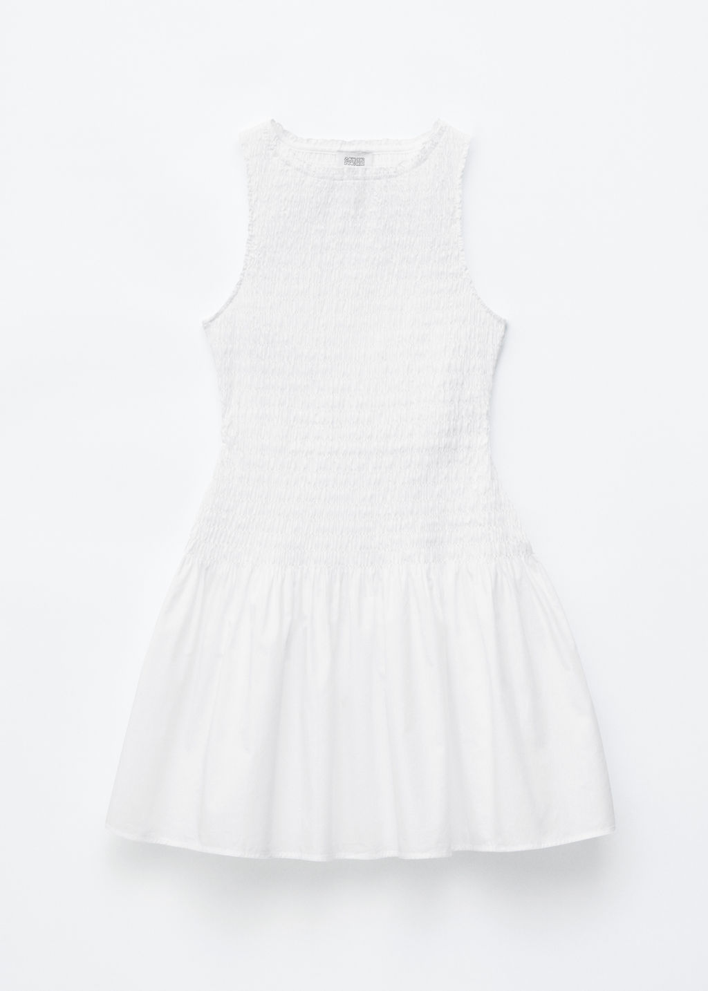Minivestido en popelina de algod?n fruncido - H&m фото 3