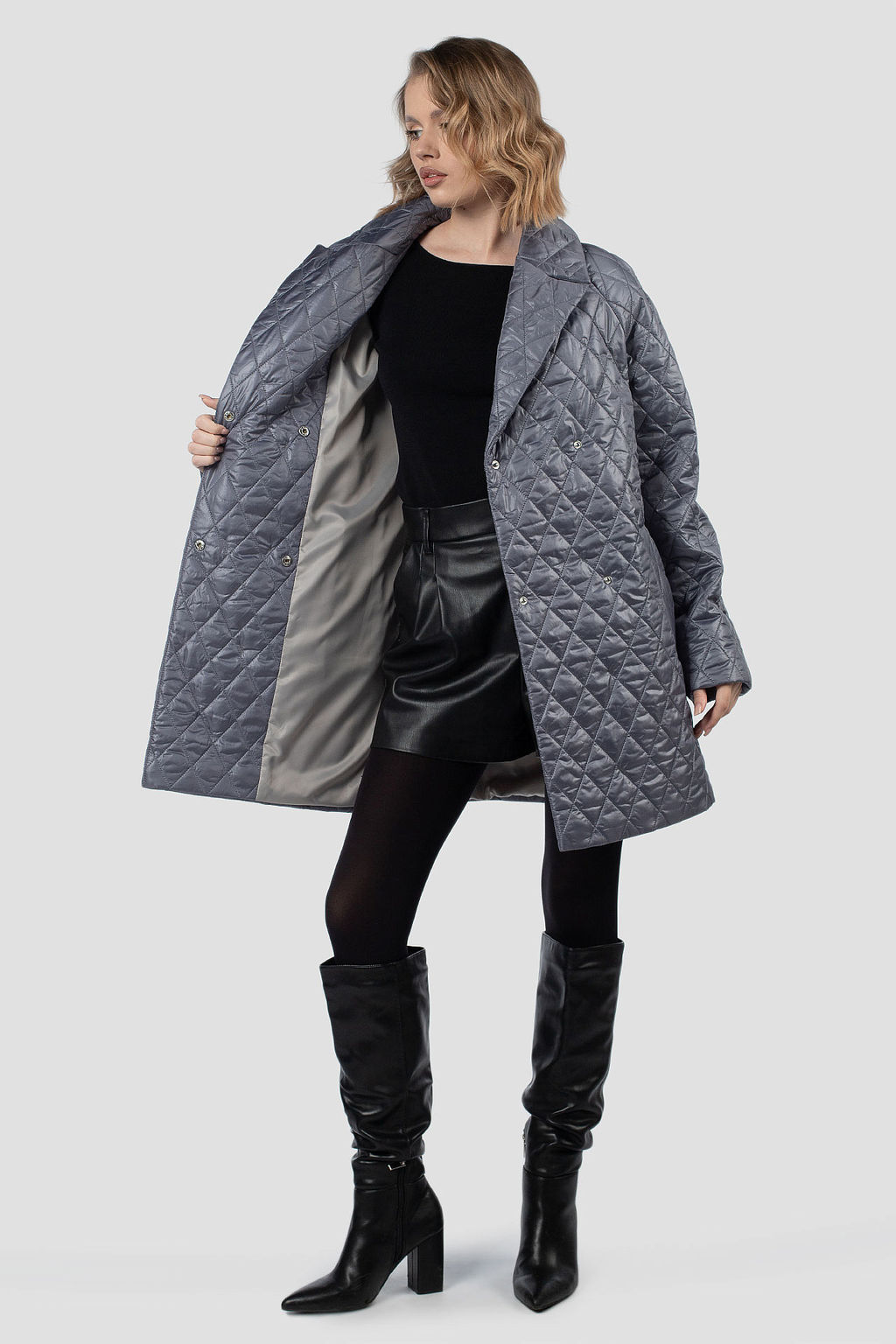 Пальто женское демисезонное (пояс)