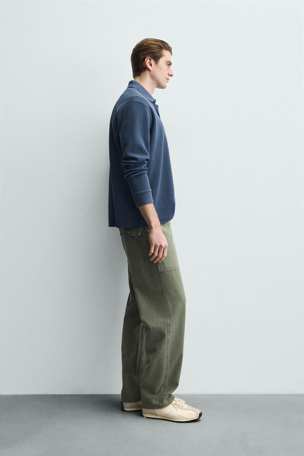 POLO ESTRUCTURA RAYAS / Azul?n - Zara фото 4