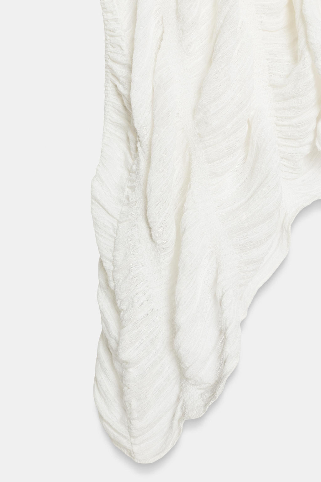 TOP CAPA TEXTURA / Blanco - Zara фото 8