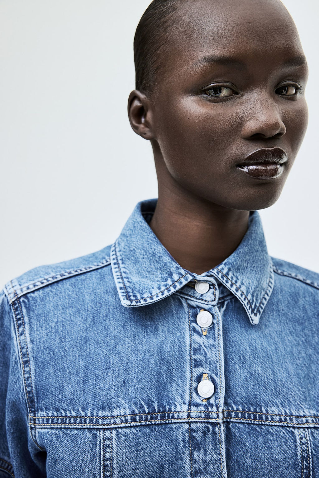 Camisa denim - H&m фото 3
