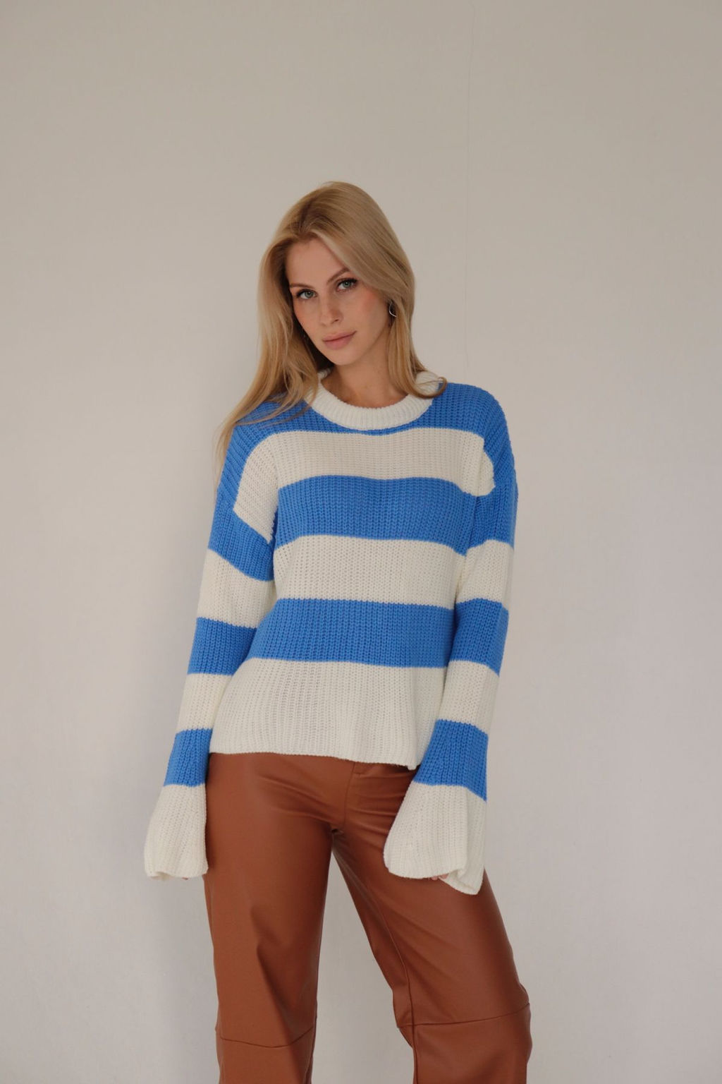 10413 Джемпер бело-голубой - Martichelli фото 20