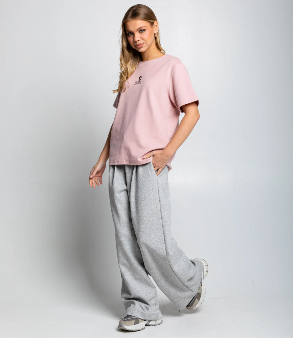 Футболка #КТ6120, пудровый - Dommod фото 4