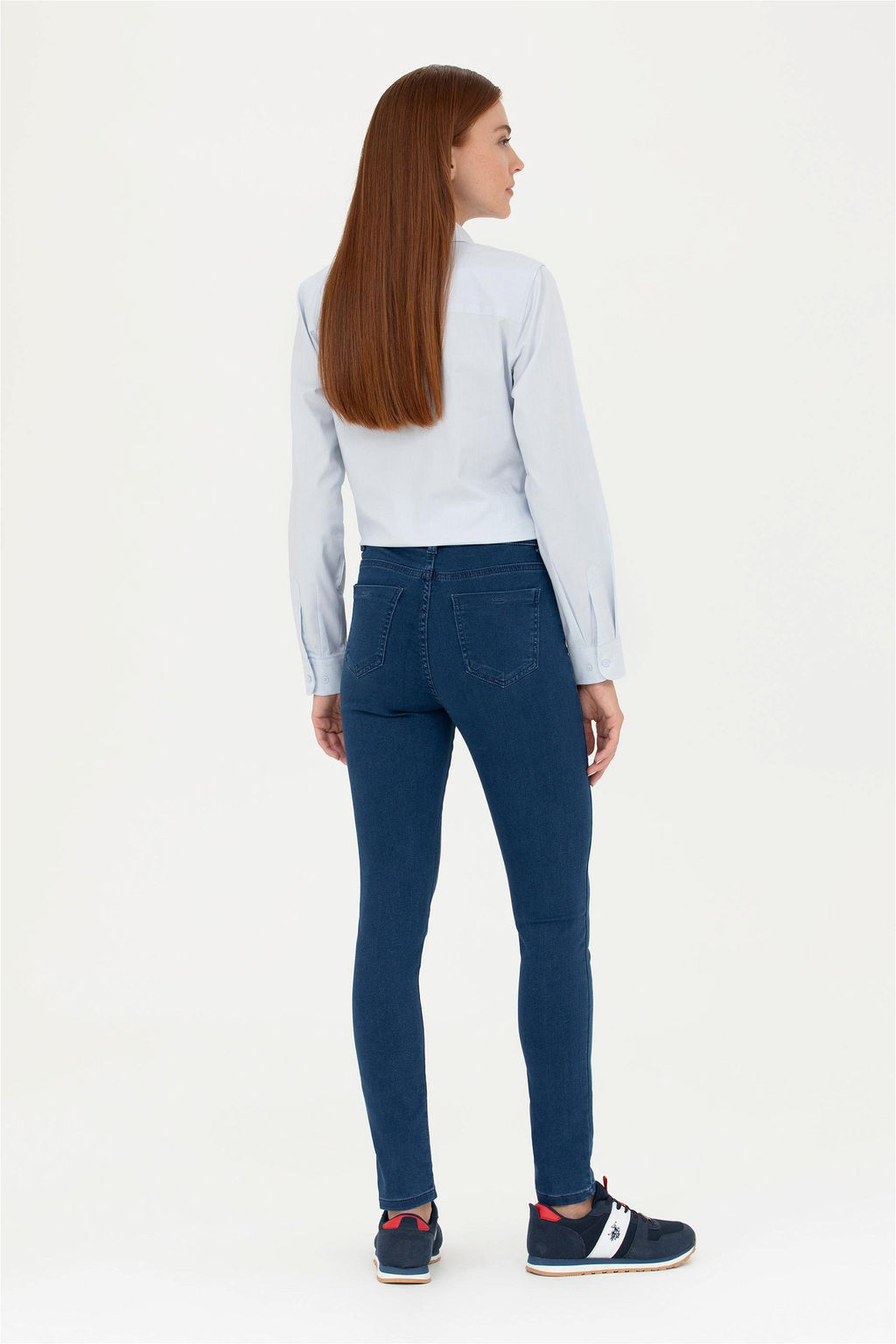 Женские темно-синие джинсовые брюки - U.s. polo assn фото 11