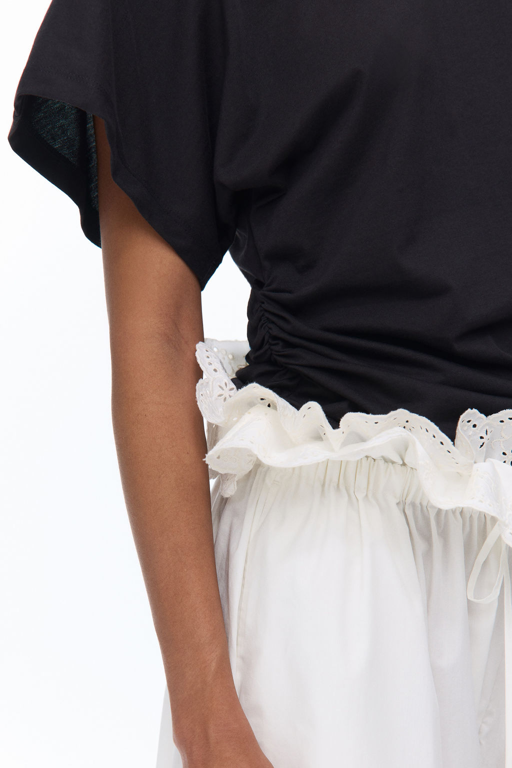 Top de algod?n pima con mangas murci?lago - H&m фото 3
