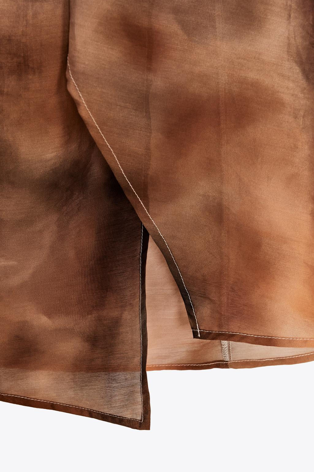 KNOTTED PRINTED SARONG - Zara фото 4