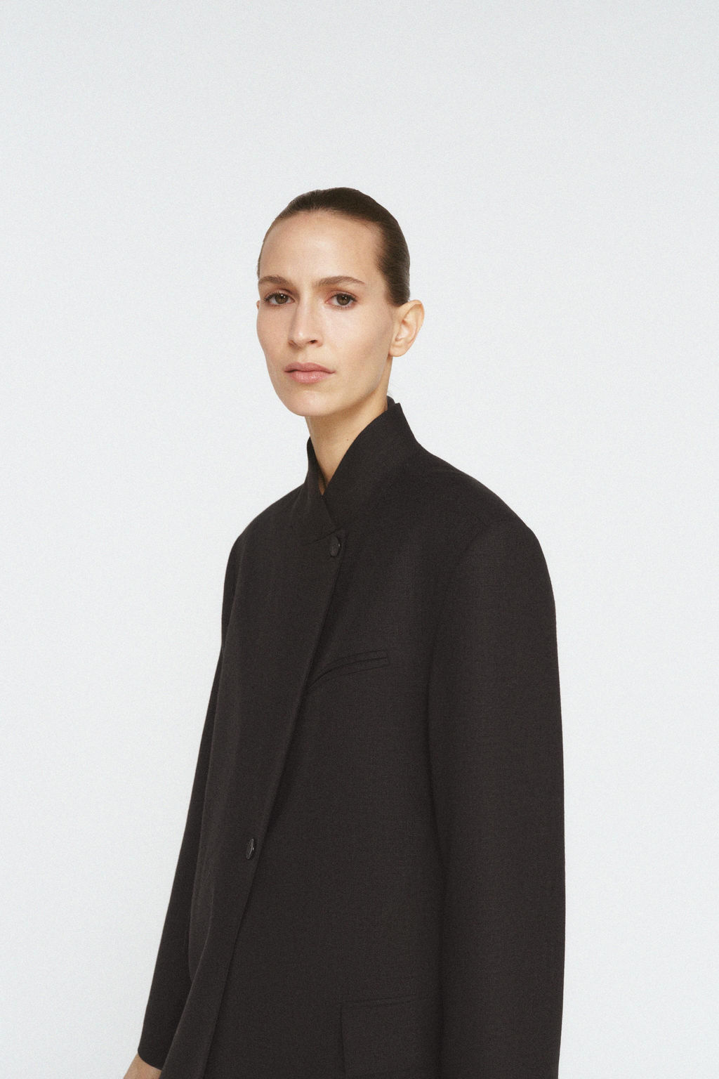 WOOL TWILL COAT ZW COLLECTION LIMITED EDITION - Zara фото 2
