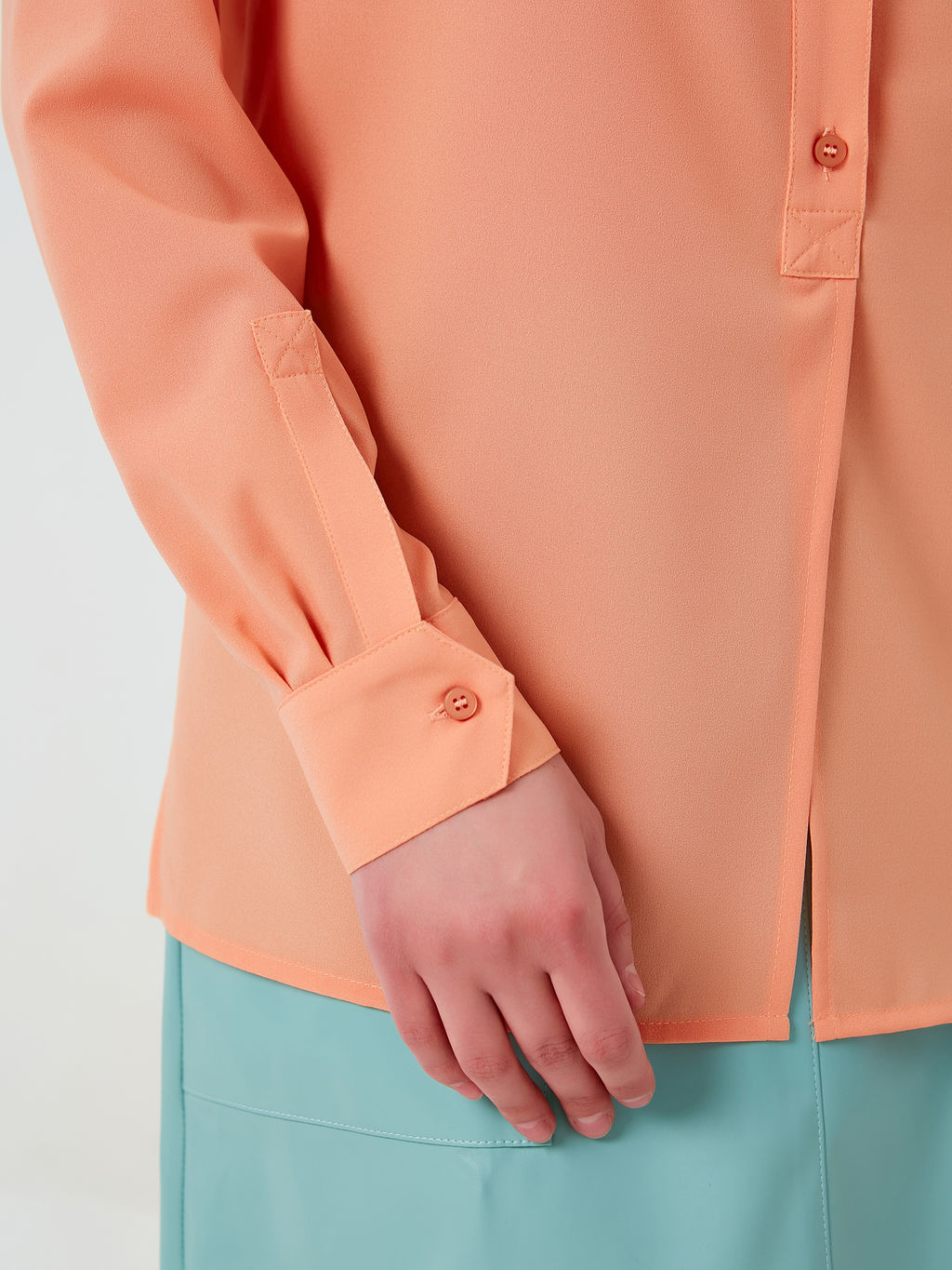 Блуза из креп-шифона - Priz фото 13