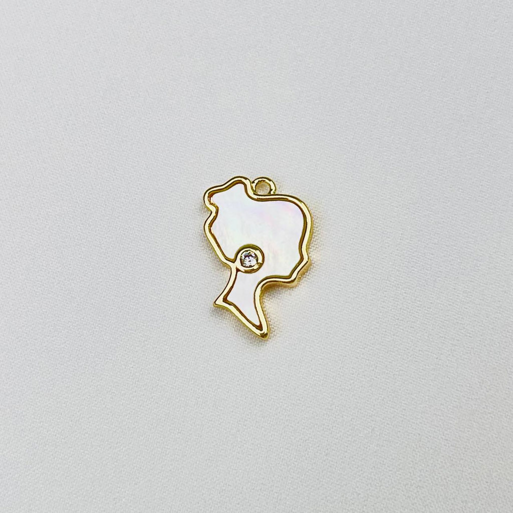 Подвеска перламутровая Девушка (1 шт) - Радуга самоцветов фото 2