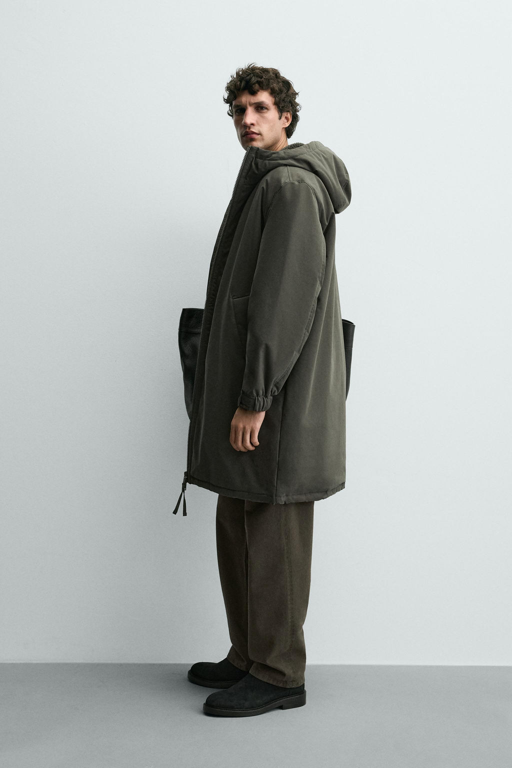 CONTRAST QUILTED JACKET - Zara фото 4