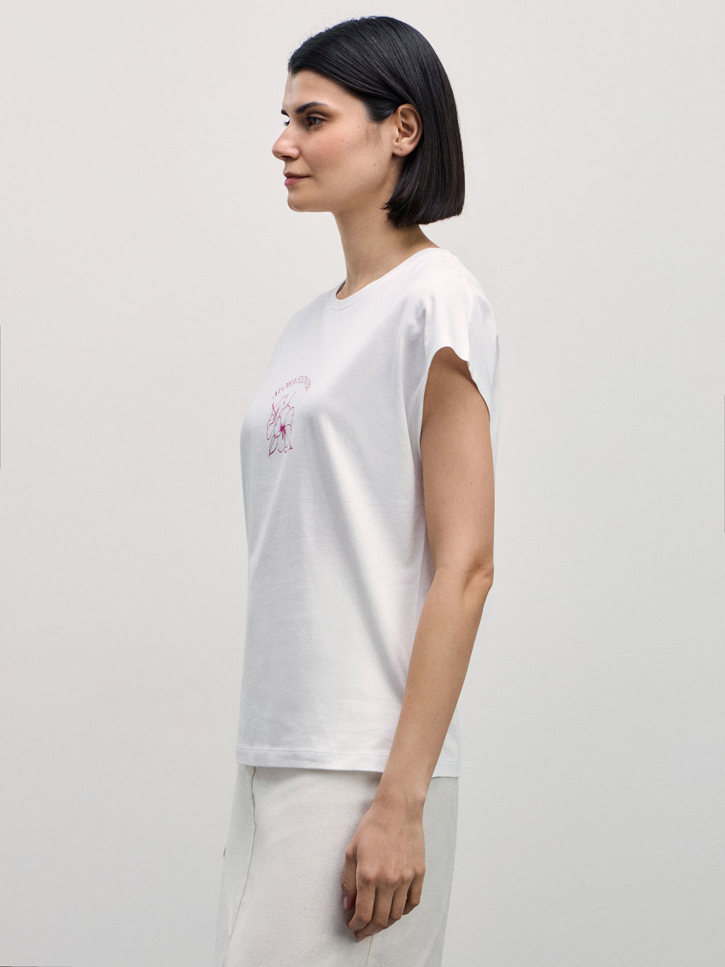 Футболка с принтом / Zarina  фото 4