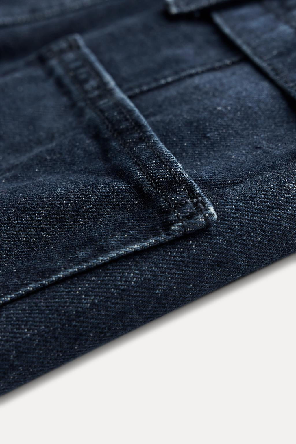 ZW COLLECTION STRAIGHT-LEG MID-RISE JEANS - Zara фото 11