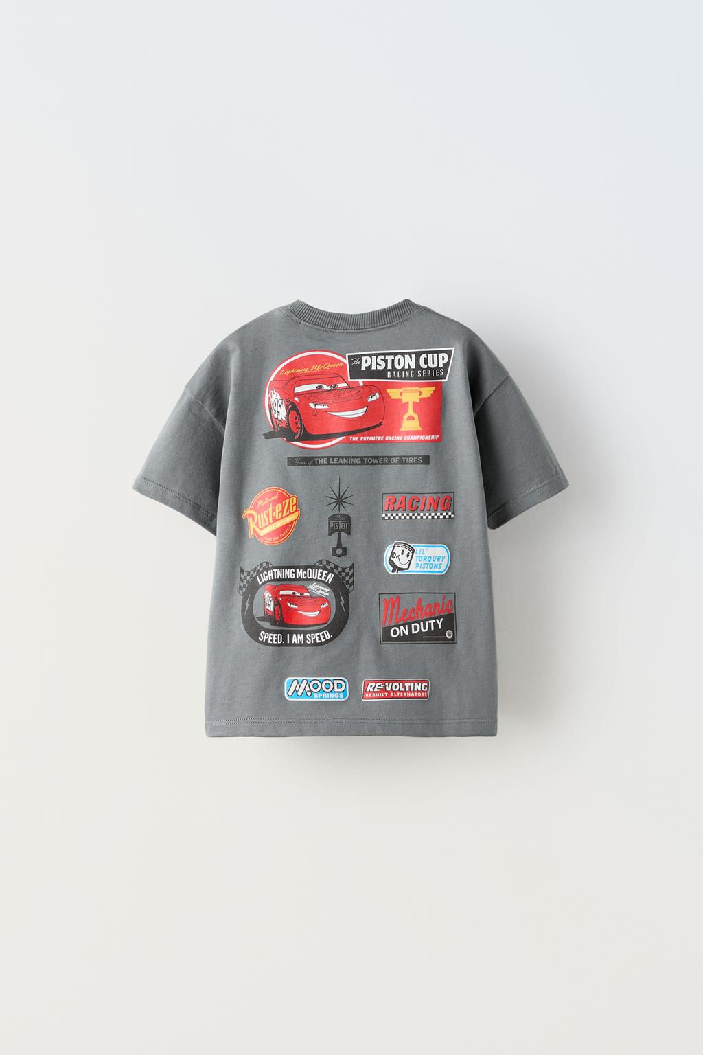 CARS LIGHTNING MCQUEEN DISNEY BASKILI T-SHIRT - Zara фото 2