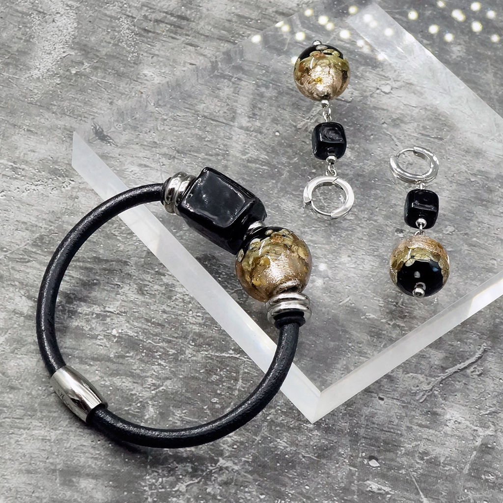 Серьги из муранского стекла GRACEFUL BLOOM LS3158