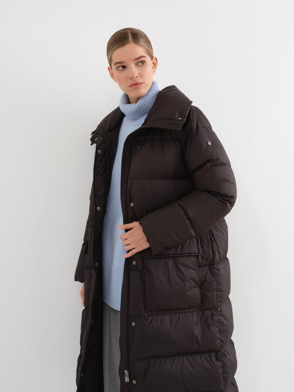 Conso/WDLF 230524 - nero Пуховое пальто  фото 6