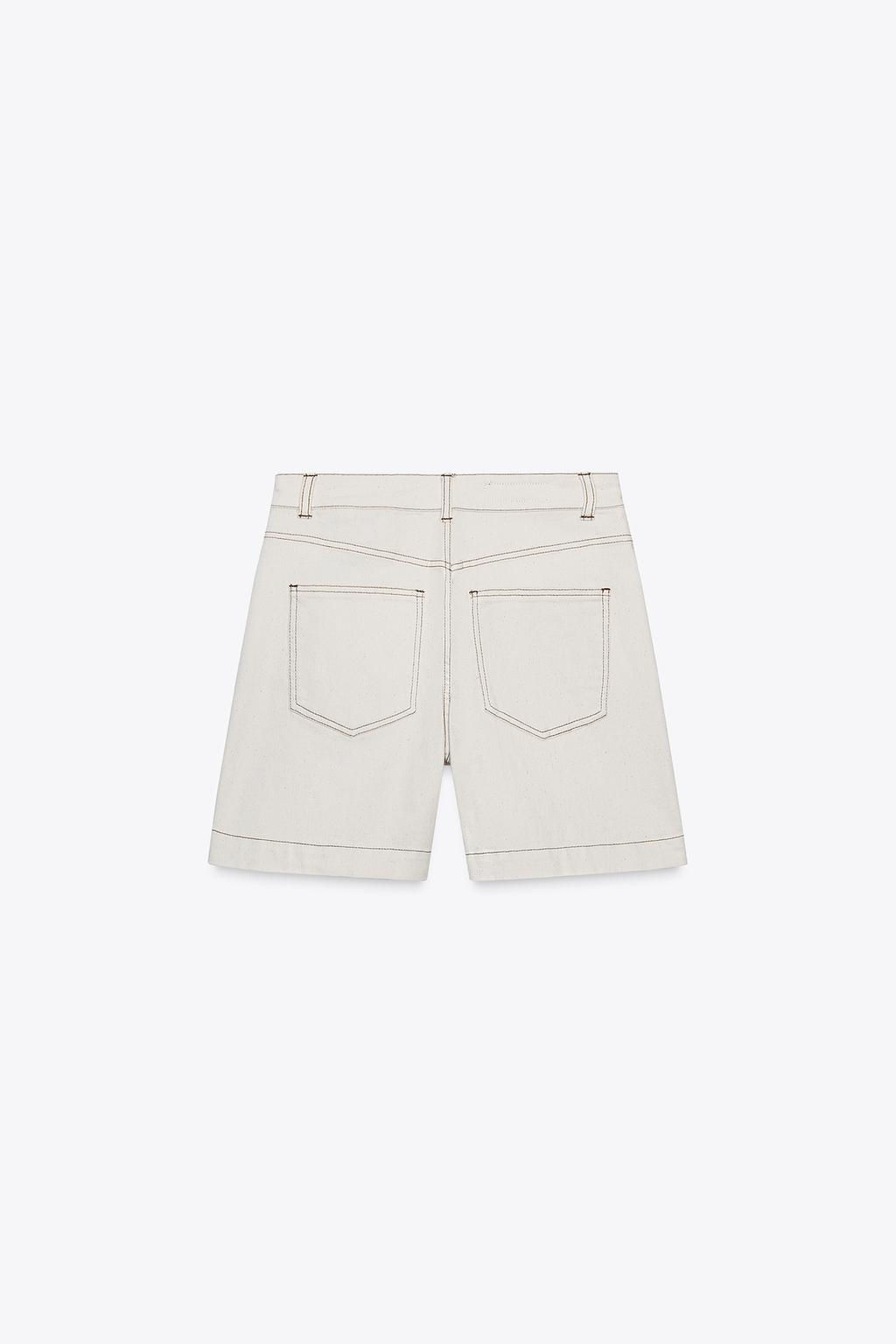 Z1975 DENIM MOM FIT BERMUDA SHORTS - Zara фото 5