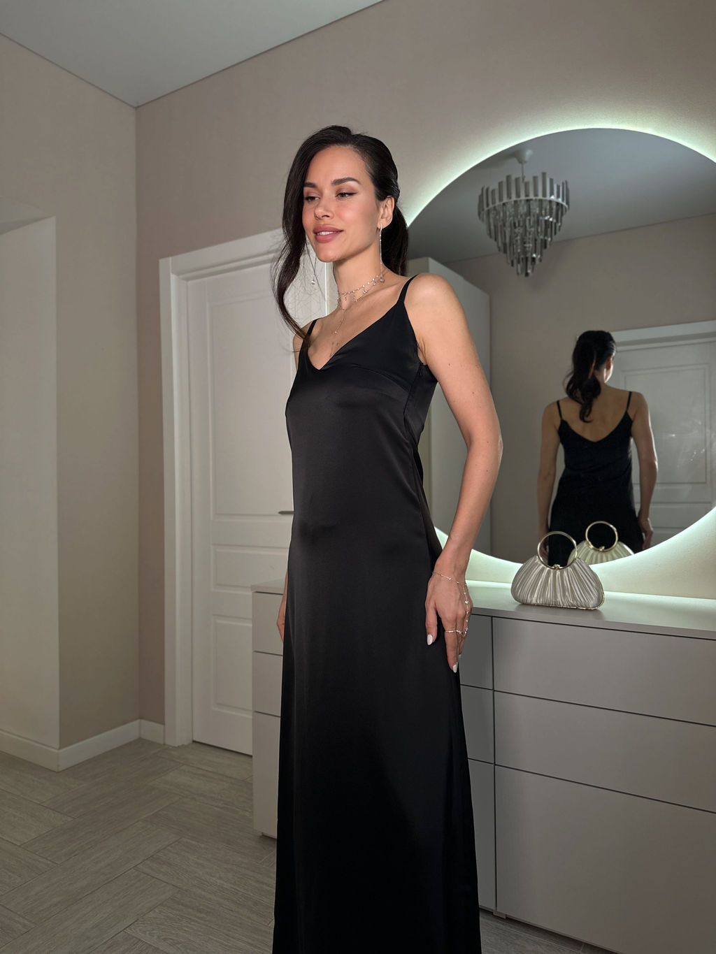 Платье Лилу (черный) - Nadi bordo фото 2