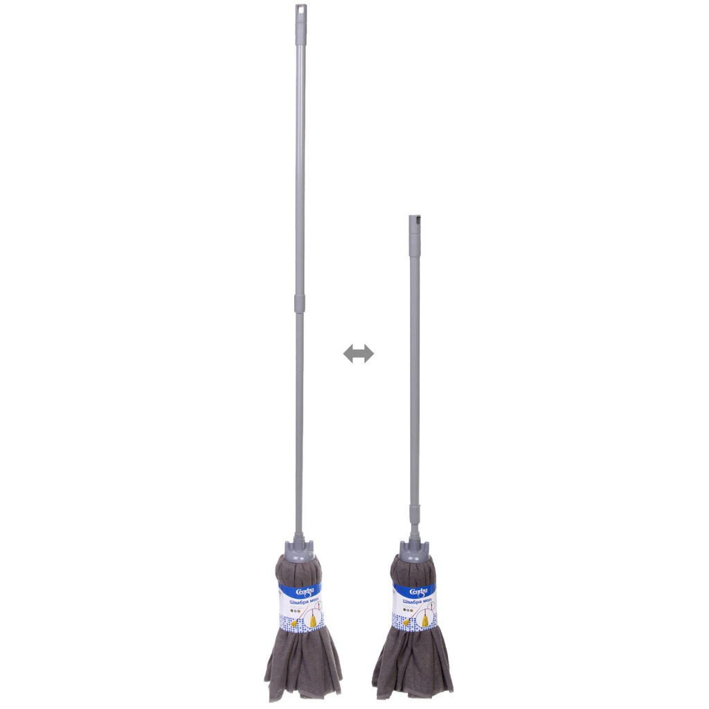 Швабра моп Селфи (насадка 200 гр.) Gray