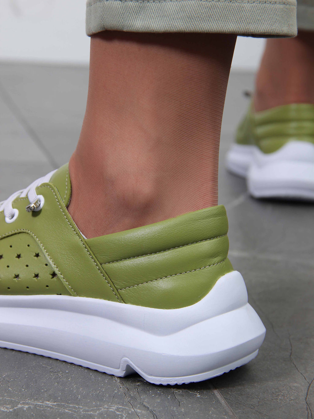 Кроссовки EDART 168.236143w. Авокадо R - Ed'art фото 7