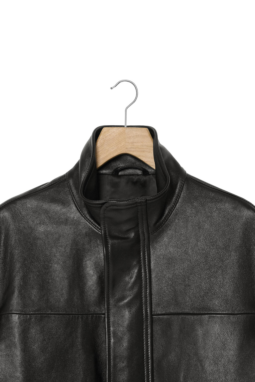 RELAXED FIT LEATHER JACKET ORIGINS - Zara фото 20