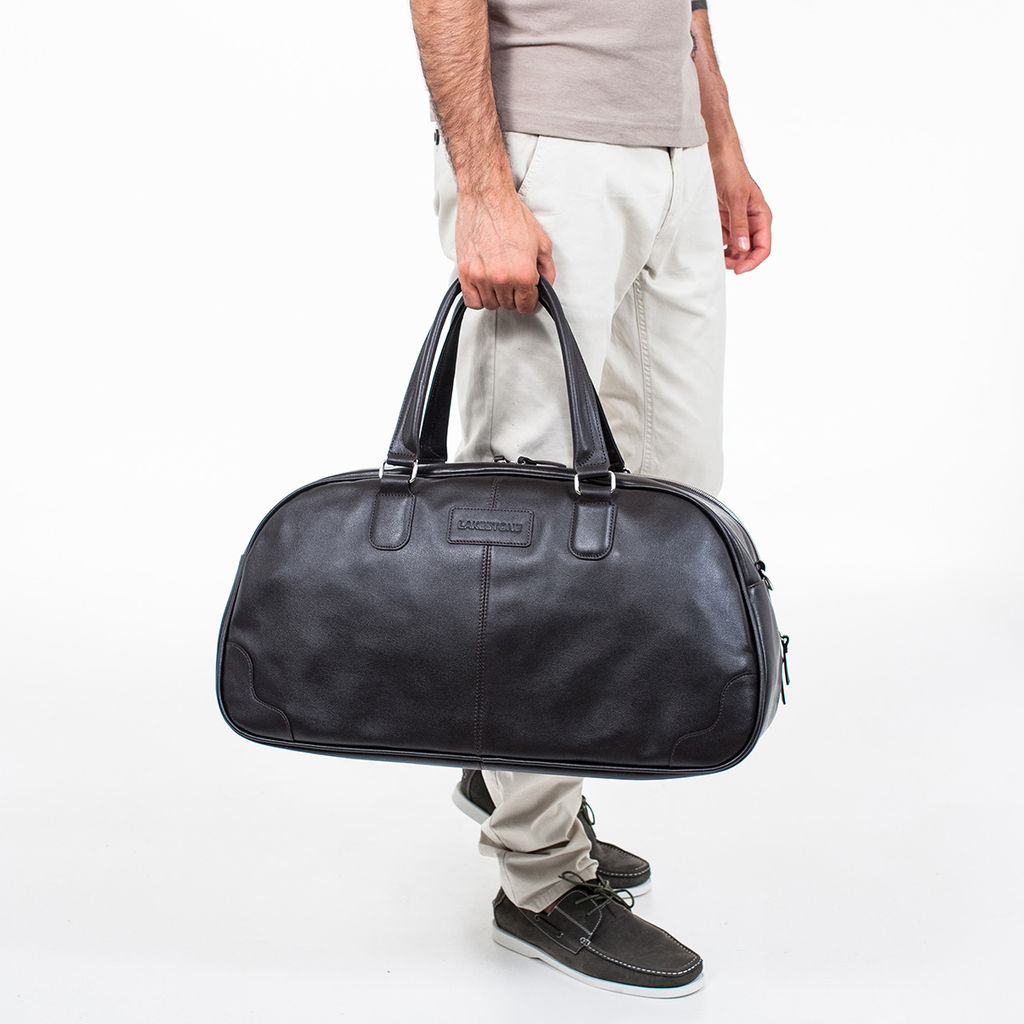 Кожаная дорожная сумка Jutland Black - Lakestone фото 15