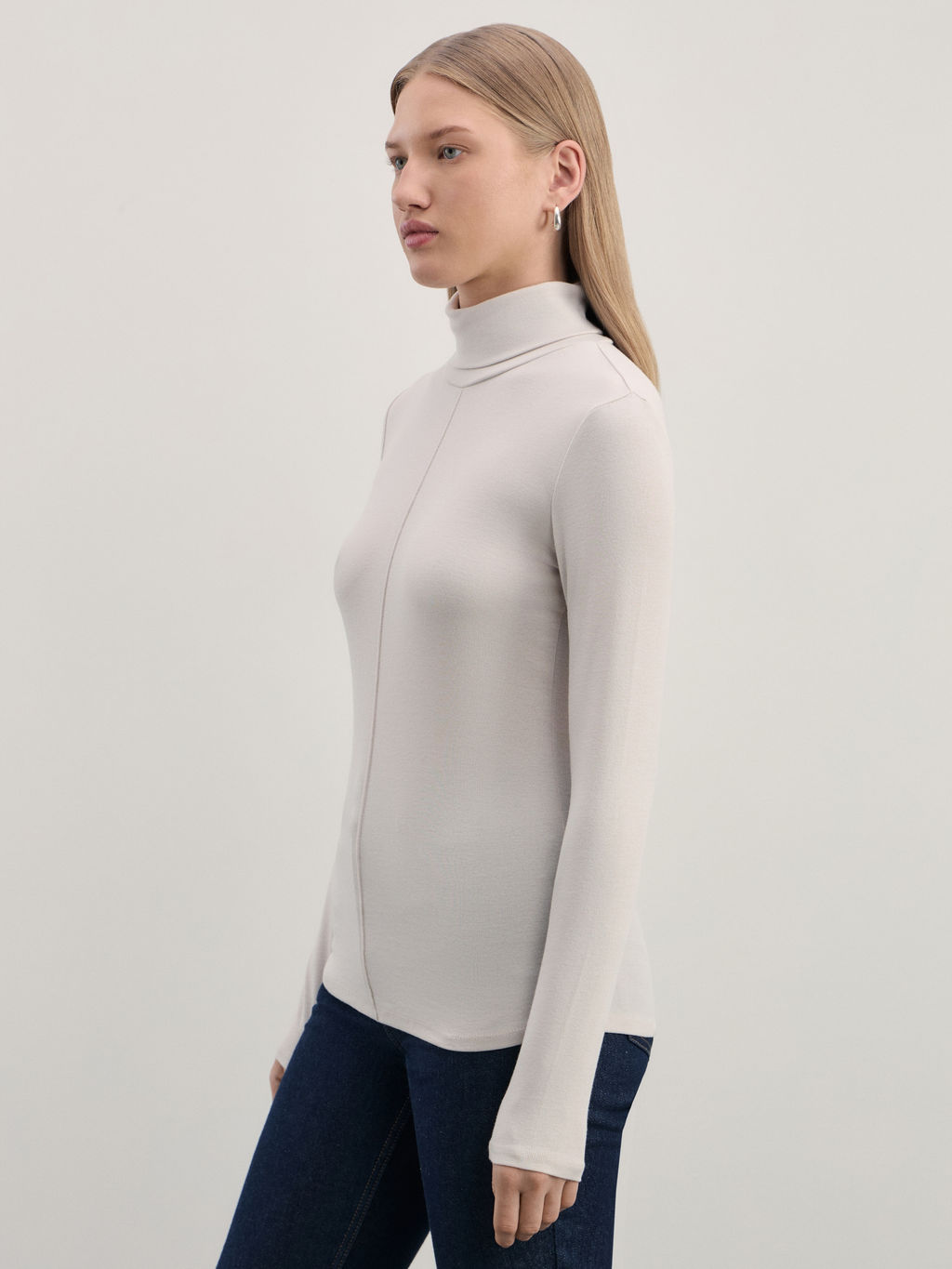 Водолазка из модала со швом / Zarina  фото 5