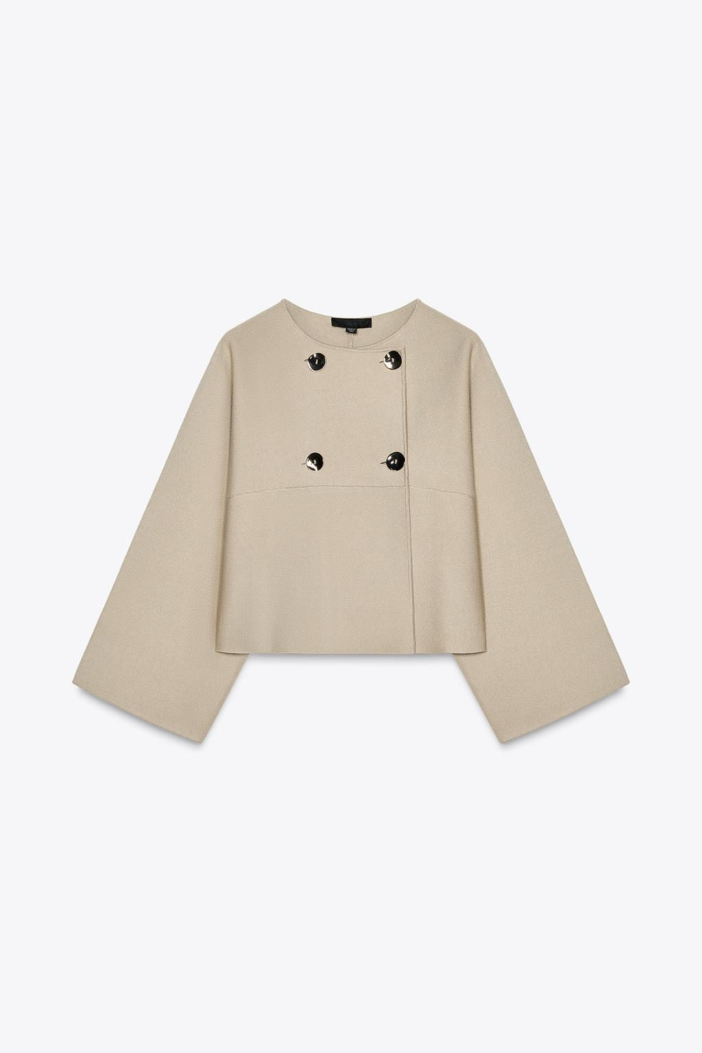 KNIT WRAP CARDIGAN - Zara фото 5