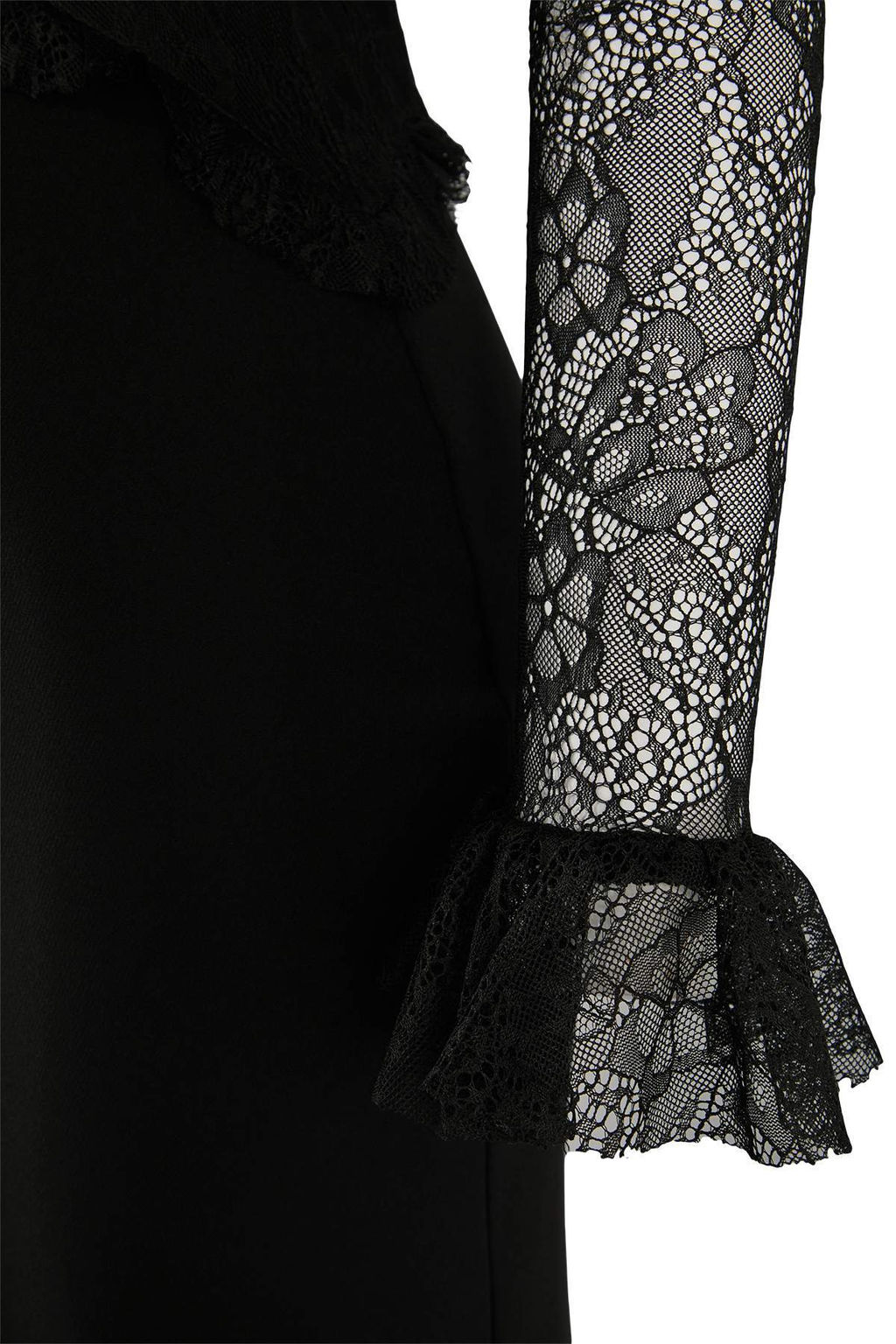 Siyah Dantel Maxi Abiye & Mezuniyet Elbisesi TPRSS26AE00028 - Trendyolmilla фото 7