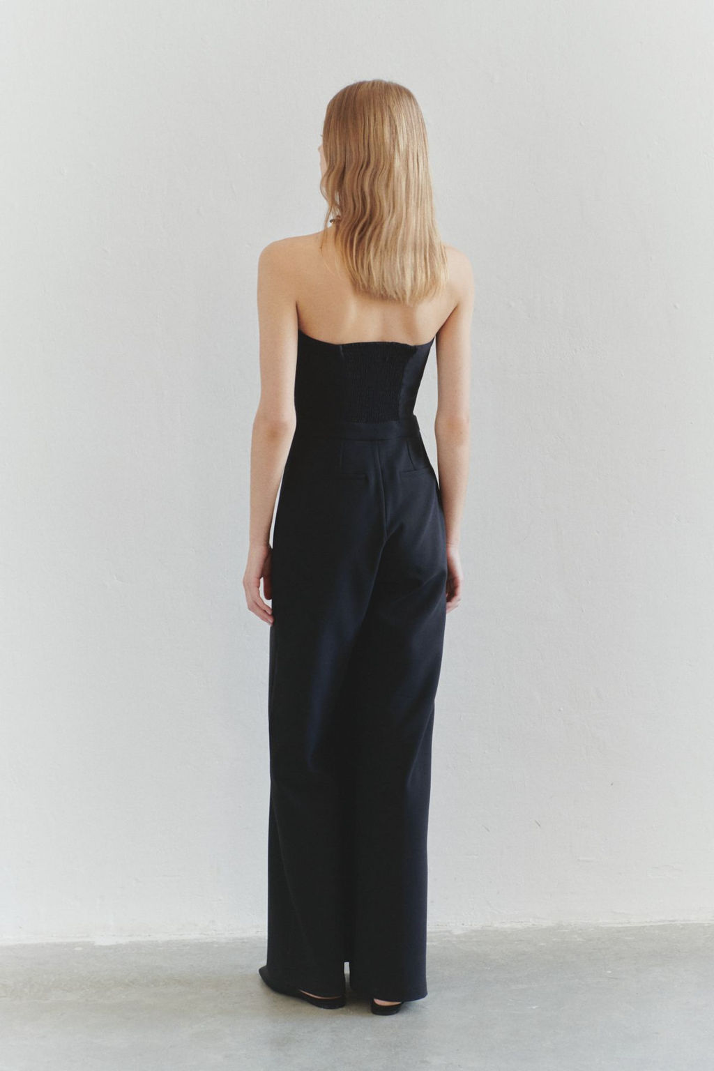 Limited Edition Siyah Genis Paca Uzun Dokuma Tulum TWOSS25TU00035