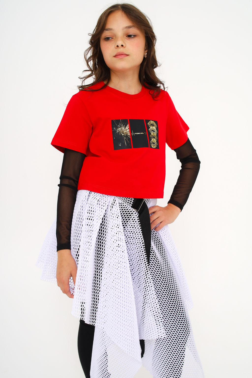 Юбка фатиновая, белая - Inzibe фото 3