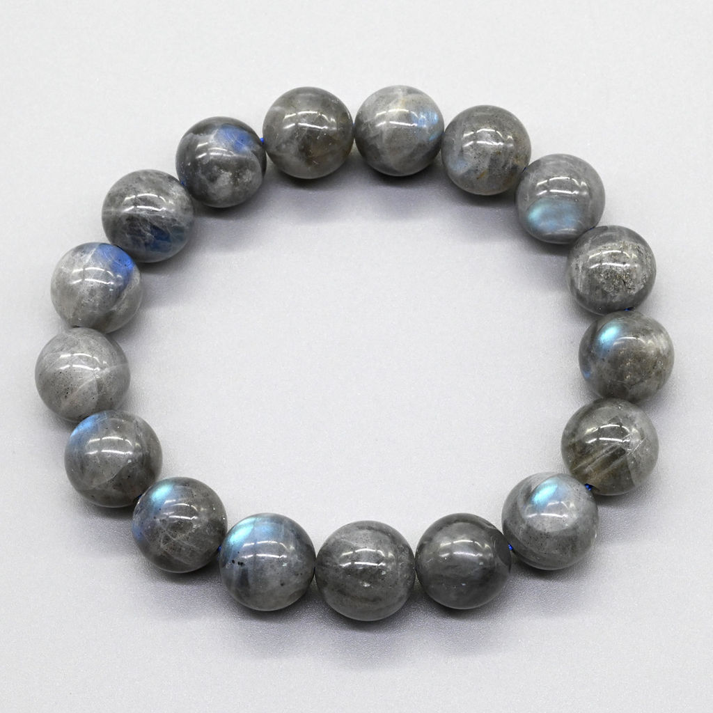 Браслет из Лабрадора шарик 12мм