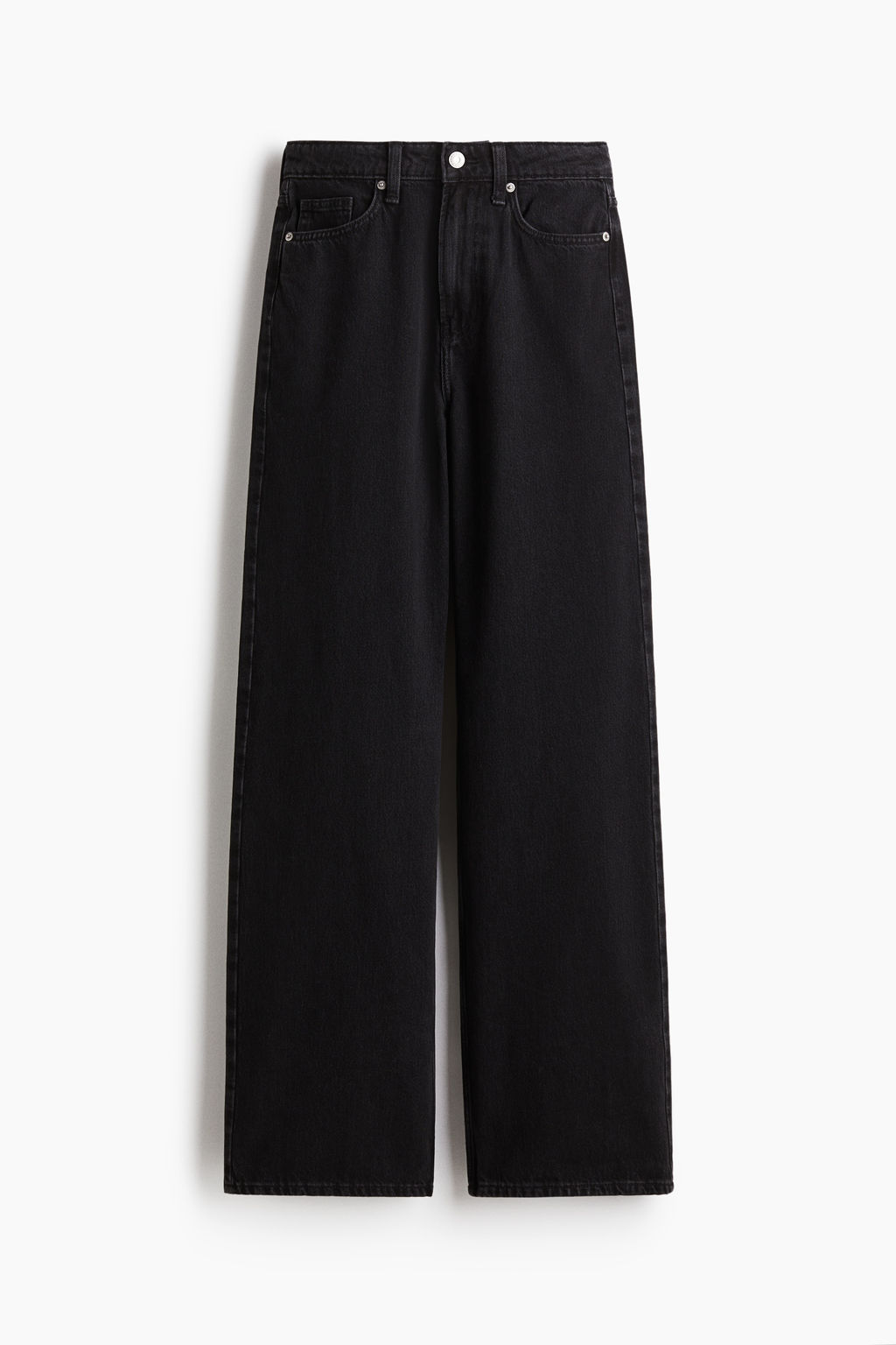Wide High Waist Jeans - H&m фото 3