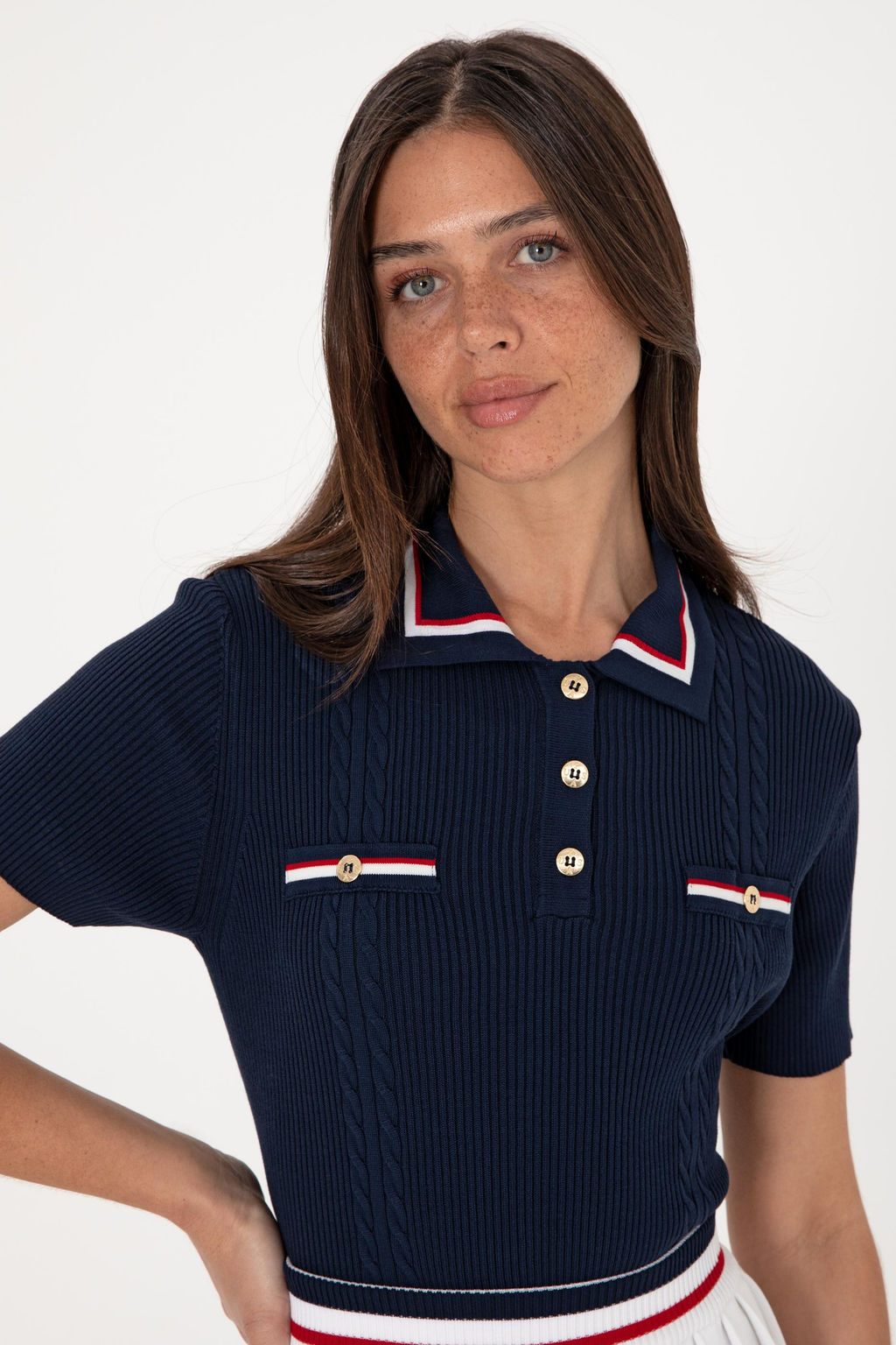 Kad_n Lacivert Kazak Sepette S_rpriz _ndirim - U.s. polo assn фото 2