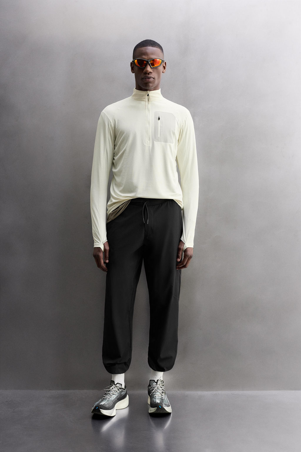 TECHNICAL QUARTER-ZIP T-SHIRT - Zara фото 10