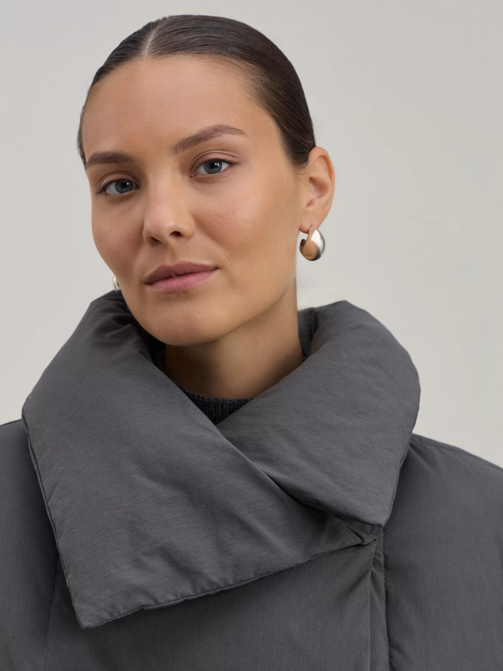 Куртка стеганая с объемным воротником / Zarina  фото 6