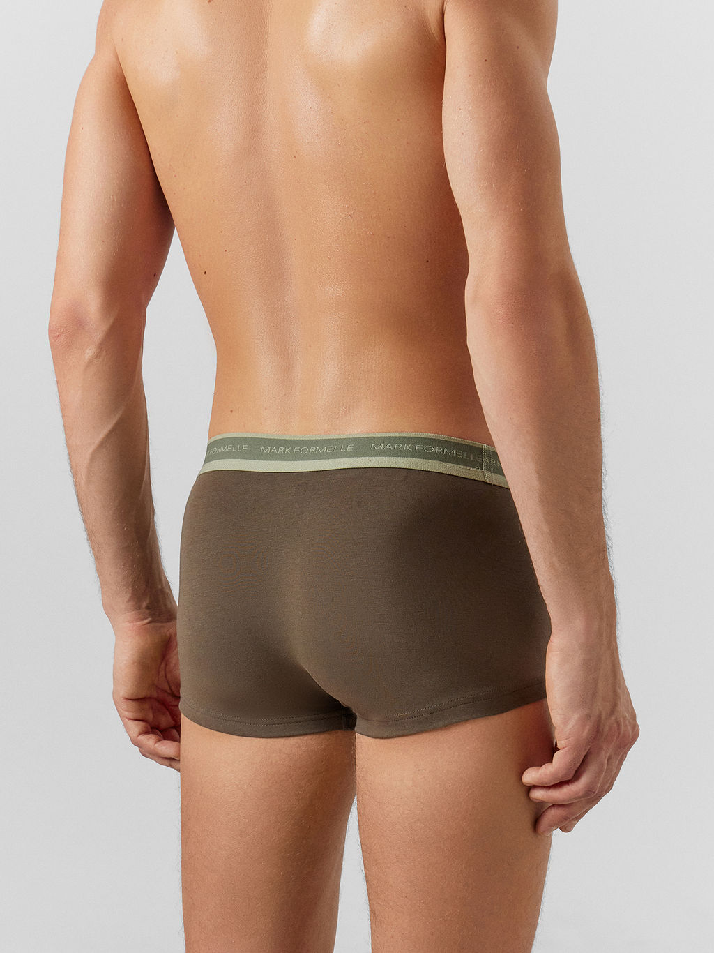 Цена за 2 штуки! Трусы боксеры мужские хаки