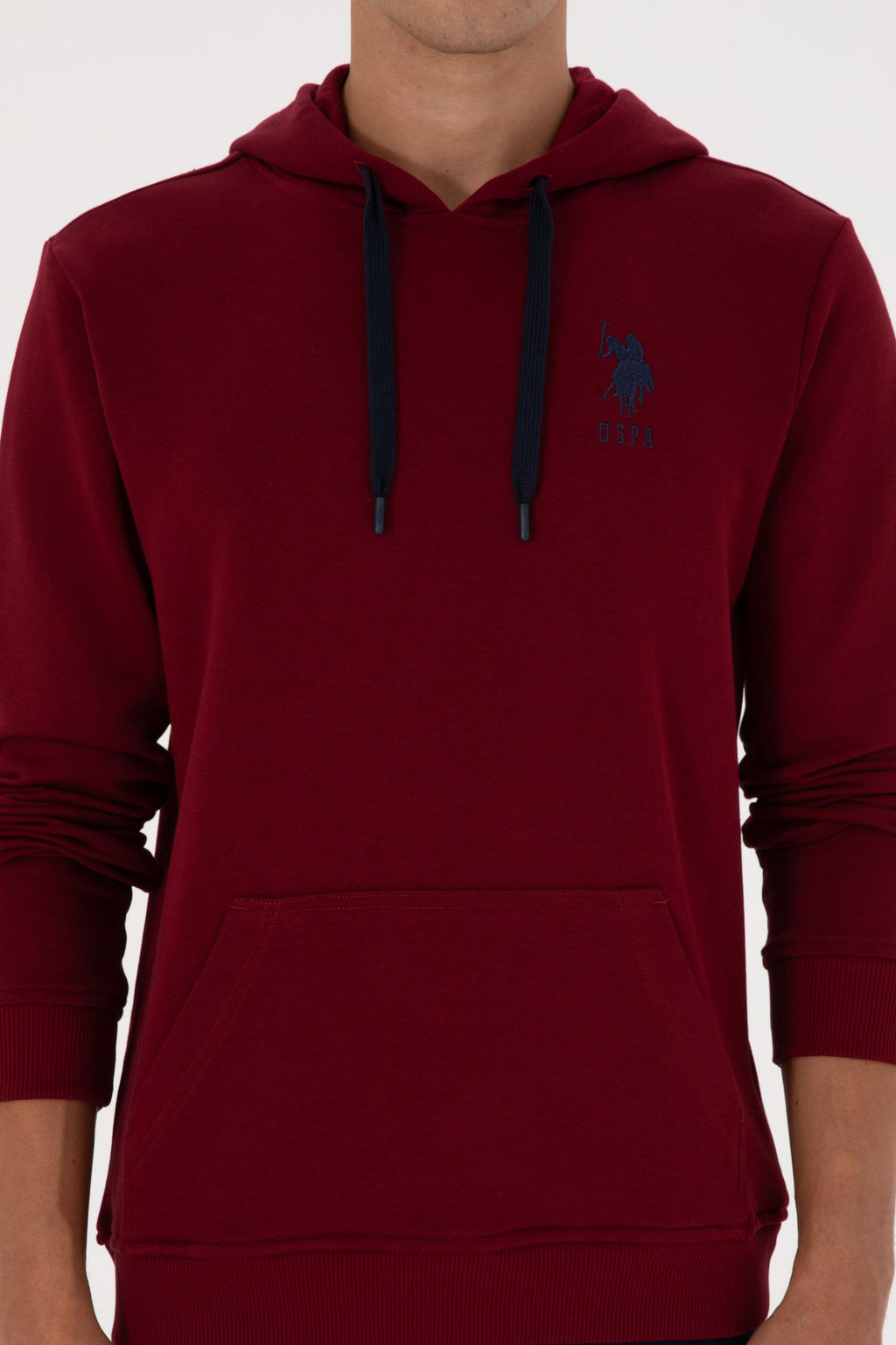 Erkek Bordo Basic Sweatshirt Sepette S_rpriz _ndirim - U.s. polo assn фото 6