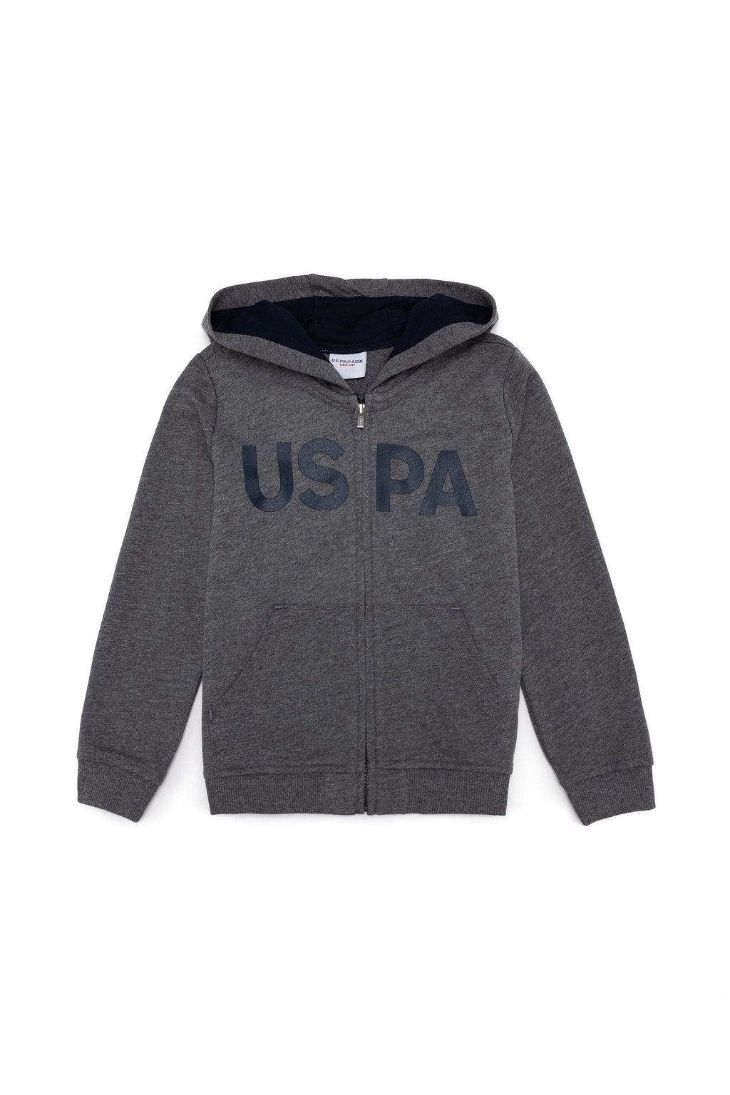 Толстовка для мальчиков антрацитовый меланж Basic - U.s. polo assn фото 4