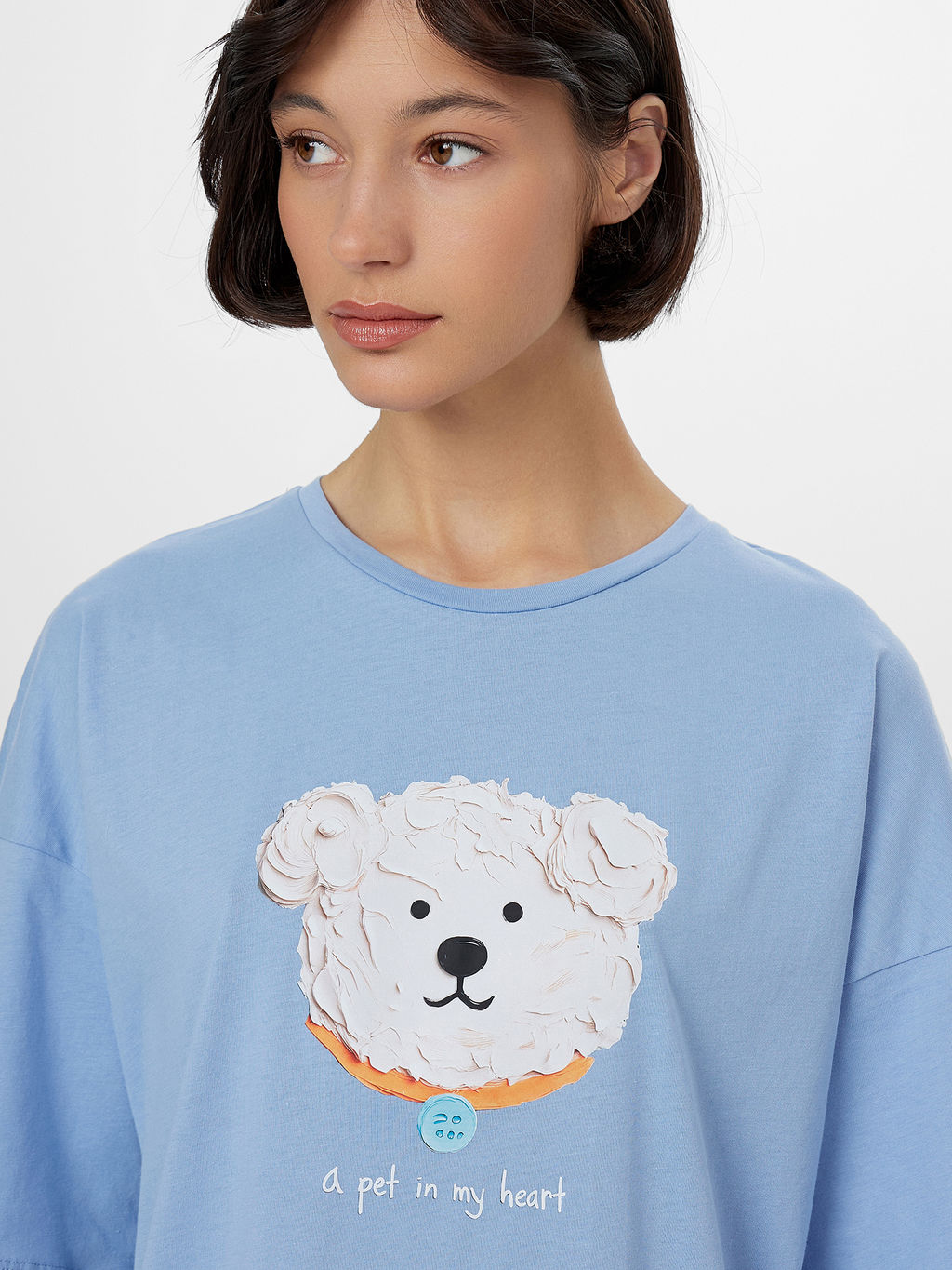 Сорочка ночная женская с надписью a pet in my heart - Mark formelle фото 3