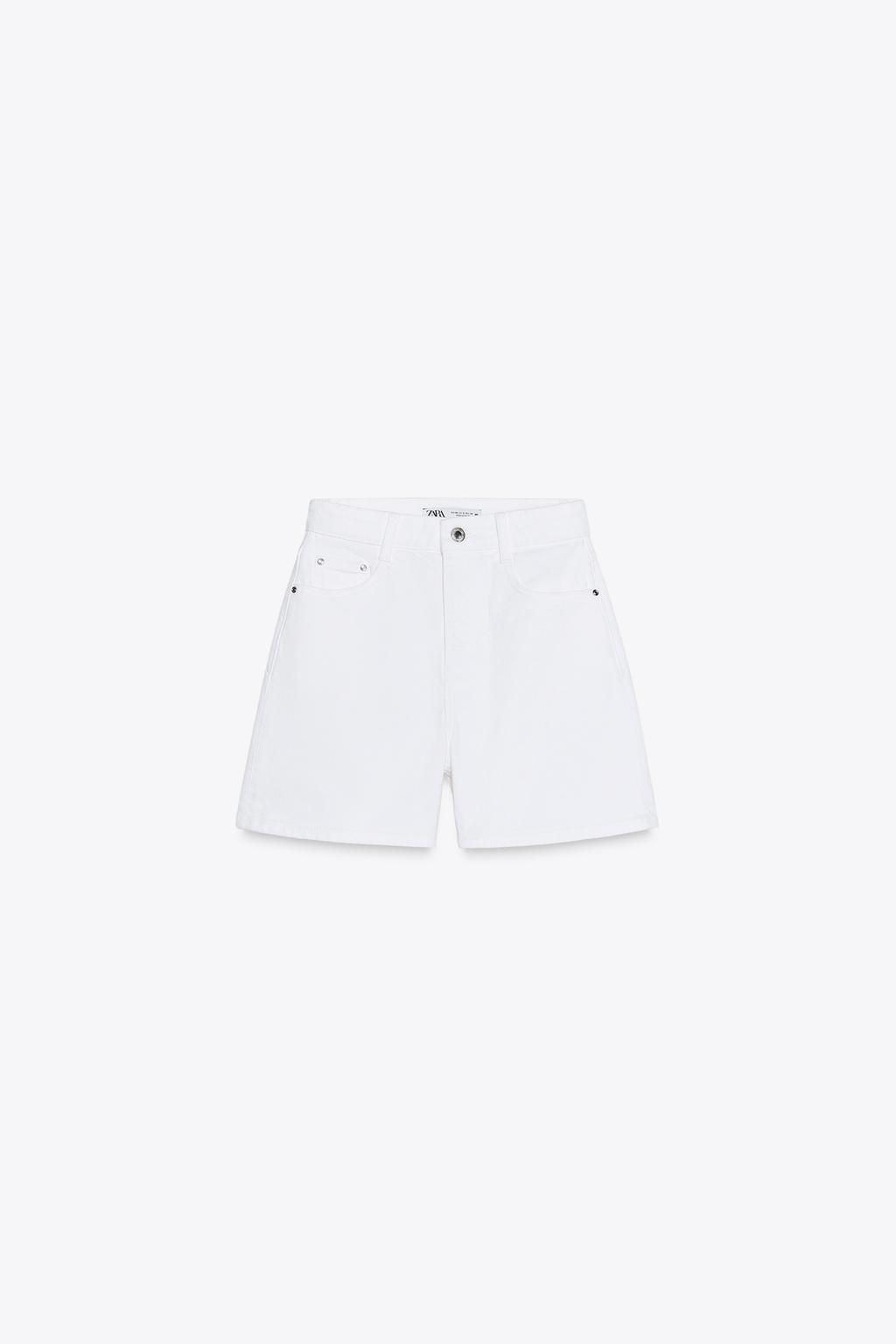 Z1975 MOM-FIT HIGH-WAIST SHORTS - Zara фото 7