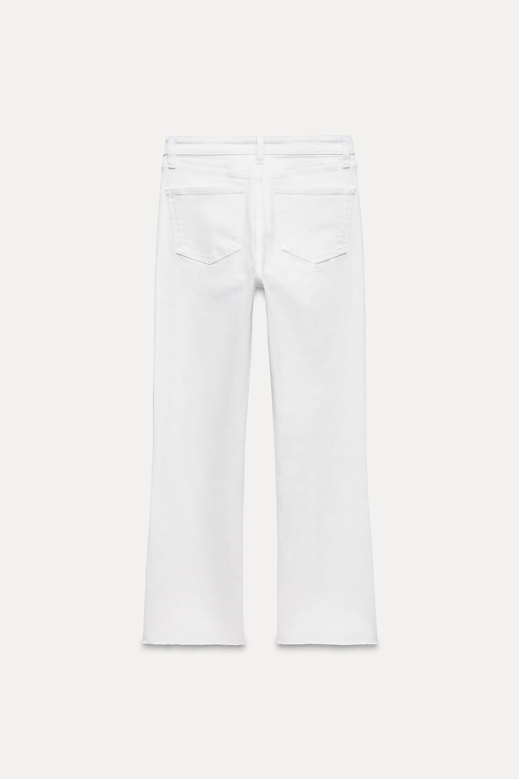 TRF CROPPED FLARE HIGH-WAIST JEANS - Zara фото 13