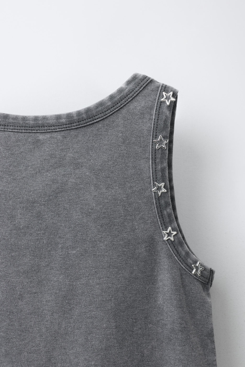 TOP TACHAS / Gris antracita - Zara фото 5