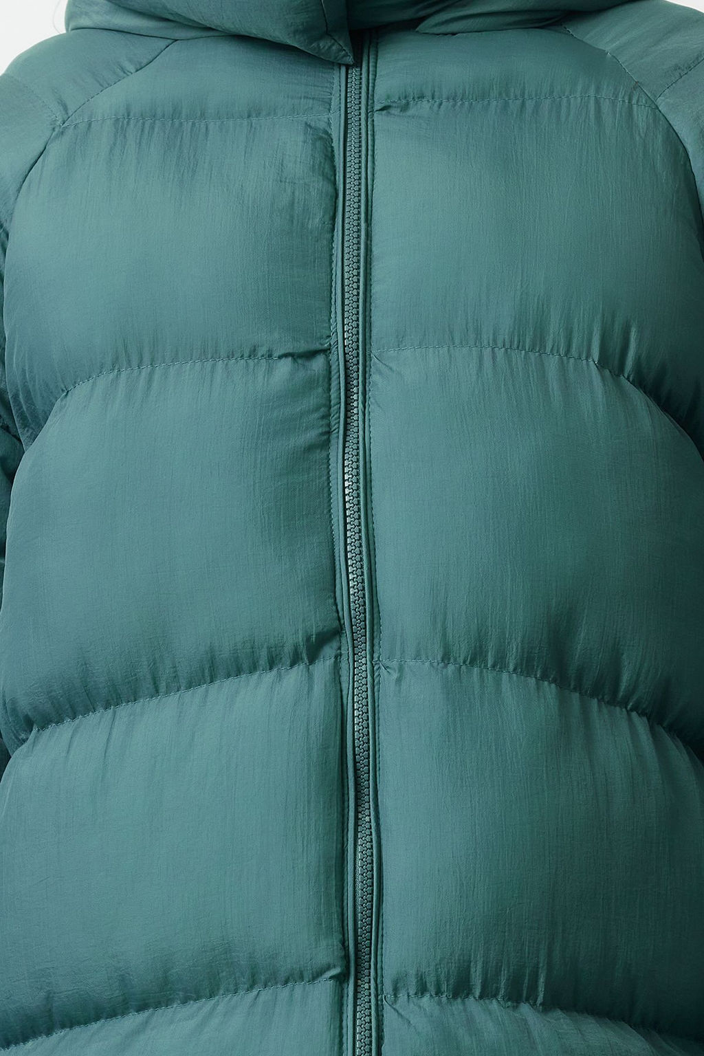 TRENDYOLMILLA Siyah Oversize Kapusonlu Su Itici Sisme Mont TWOAW23MO00193  фото 16