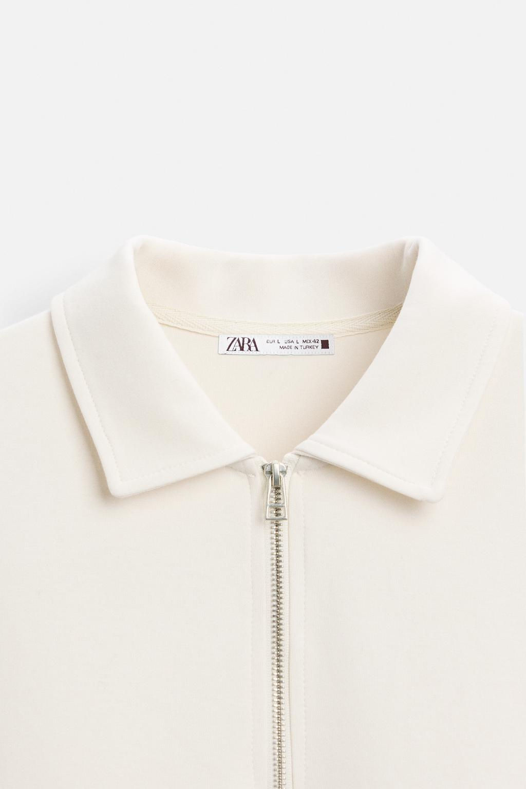 INTERLOCK ZIP POLO SHIRT - Zara фото 16